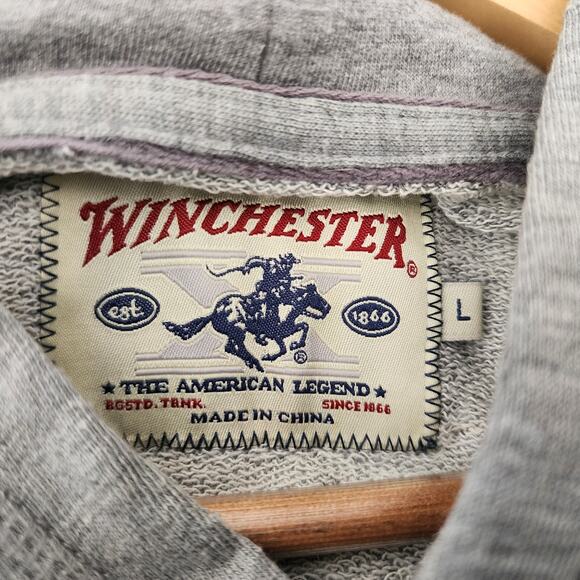 Winchester Hoodie Sweatshirt Mens Size Large Embroidered Rifle Legend NEW NWT - Picture 13 of 13